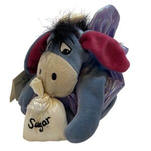 Disney Store Sugar Plum Fairy‎ Eeyore Disney Collectible Bean Plush Toy Pooh
